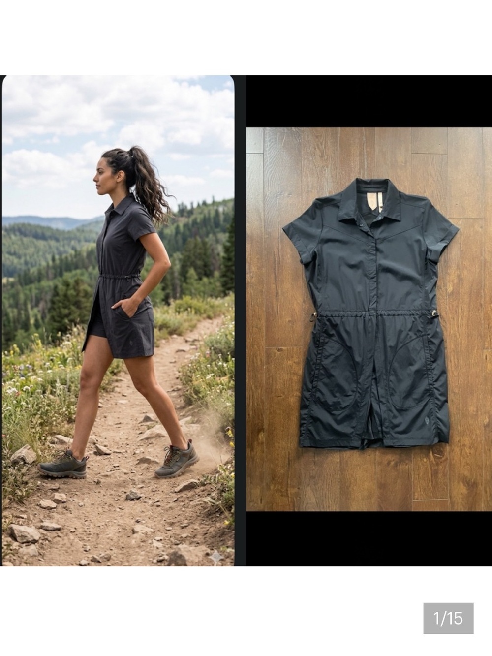 Indygena/Indyeva Emma Athletic Dress With Shorts. Medium.